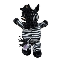VTG Zebra Plush Advertising Drug Rep Pharma Stuffed Animal Zithro Pfizer 2002