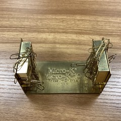 Vtg Micro K Pharmaceutical Rep A. H. Robins Co Magnetic Paper clip Holder RARE