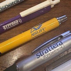 Pharmaceutical Medical Promo Pen Drug Rep Zoloft Paxil Zyvok Namenda Zyprexa Lot