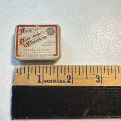 Vintage Anusol Hemorrhoidal Suppositories Laboratories Div. Medicine Tin