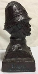 Vintage The Oxford Bobby Bust Statue Bristol Laboratories 1977 Tegopen Syracuse
