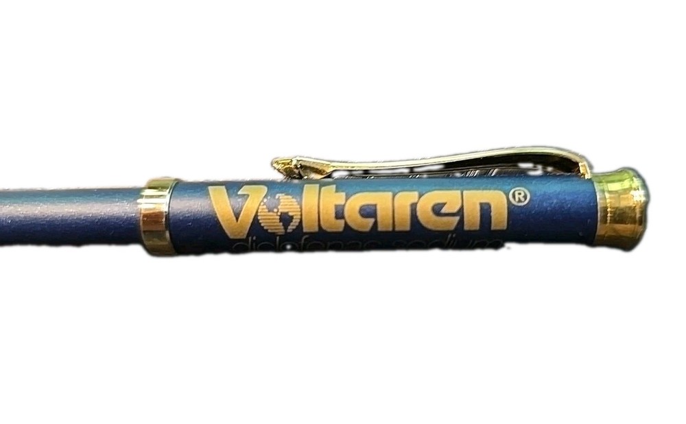 Voltaren Metal Pen Pharmaceutical Drug Rep Promo