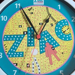 Ziac Pharmaceutical Drug Rep Promo 10″ Wall Clock Colorful Advertising- Works