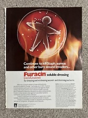 Vintage Dyazide & Furacin Pharmaceutical Single Page Magazine Advertisement