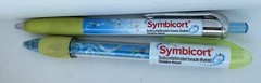 Lot Of 2 SYMBICORT Drug Rep Advertising Pharmaceuticals Collectable Pens Pharma