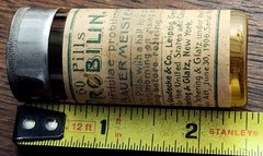 Antique Medical Quack Dr. Bauermeister PROBILIN 60 Pills Amber Bottle Empty