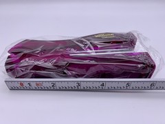 Vtg New in Box Xolair Purple Stapler Logo Both Sides, 6″ Upright Pharma Drug Rep