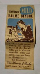 Vintage Baume Bengue „Ben-Gay“ Tube in Original Box With Paperwork 1930s