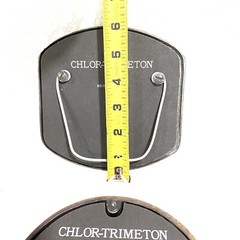 Vintage Pharmaceutical Pharmacy Chlor Trimeton Wall Hanging Set Of 2 1977 1979