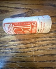NOS Quack Medicine Wood container Dr Williams Pink Pille Tonix Schenectady NY