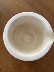 Vintage Large White Coors Porcelain Mortar Pestle Set 520-3