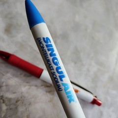 2 Singulair Pharmaceutical Drug Rep Advertising Promo Pens Bic Papermate Lot