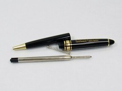 Rare Black & Gold Levaquin Twist PEN Drug Rep Pharmaceutical Promo Advertising