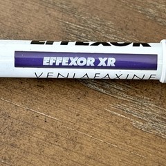 Effexor XR Drug Rep Pharmaceutical Advertisement Black Ink Pen