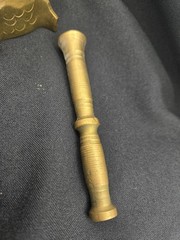 Vintage Solid Brass Mortar And Pestle, 2 X 2.75 And 3.75Inches