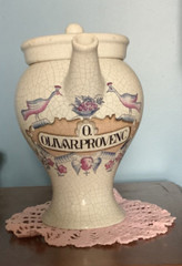 Vtg Rare Anton Heinrich Apothecary Ceramic Jar Western Germany O.Olivar.Provenc.
