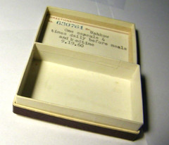 Vintage Meyer Drug & Truss Co Prescriptions Medicine Pills Hinged Box, Chicago