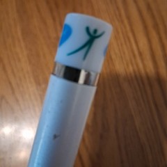 VIAGRA Pfizer Pharmaceutical Pens Flashlight Bullet Chrome Blue RARE HTF Detrol