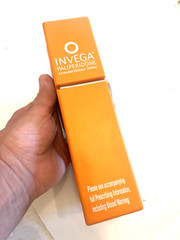 HUGE CLIP INVEGA PALIPERIDONE PHARMACEUTICAL AD – PAPER WEIGHT – PROMO ITEM