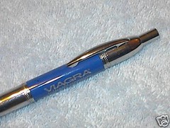 VIAGRA HEAVY METAL BULLET CHROME DRUG REP PEN NICE NEW GREAT GAG GIFT BIRTHDAY