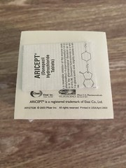 Drug Rep Promo Lot of Aricept® Sticky Note Pad Lot Of 2 – 1 new – Read 2003