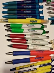 Pharmaceutical Pens Drug Rep Januvia, TriCor, Altace, Enablex & More Lot of 48