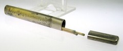 Vintage Merck „Iodabs“ 3 Iodabs Sticks In Metal Tube First Aid