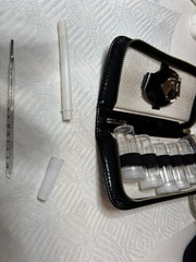 Apothecary Kit With spoon And Vials
