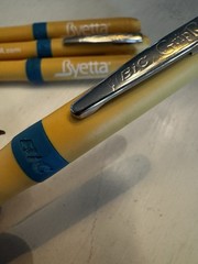 Drug Rep Pens 4 ( Byetta ) with Felt Tip Black Bic Smooth