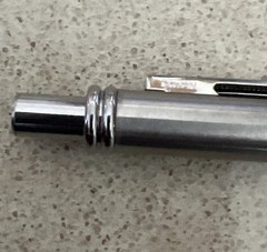 Vintage Rare Pharma Drug Rep Promo Norvasc Pen SILVER Metal Pen