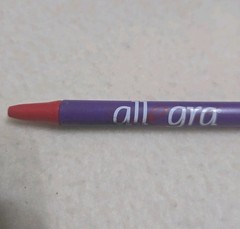Allegra Ink Click Pen Drug Rep Pharmaceutical Promo Advertising Purple & Red