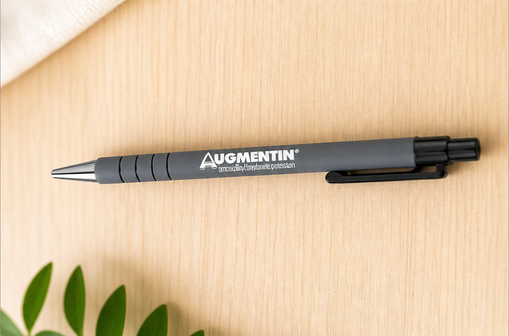 Augmentin-Black Pen-Pharmaceutical Drug Rep Collectible