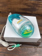 Vtg Rare Aqua Computer Mouse Model AM-940-P Liquid Filled Drug Rep Promo Paxil