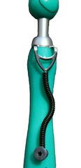 Cigna Medical Group Stethoscope Clip Smile Face Tip Click Ball Point Pen #23