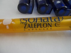 SONATA Pharmaceutical Promo Pen – Plastic – Large Cap & Clip – Lot of 5