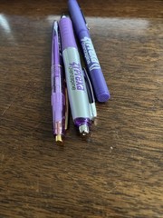 Lot of 3 Drug Rep Zyprexa Collectible Pharmaceutical Pens Purple Eli Lilly
