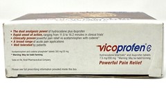 Vintage Rare Vicodin Vicoprofen hydrocodone desk clock – Tested And Working NOS