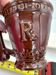 Vtg McCoy Schering Rx Galen 131-201 AD Coffee Tea Mug Cup Brown 1960