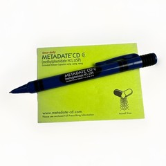 METADATE CD Drug Rep Promotional Pen & Post-it Pad – 5 Sheets Left