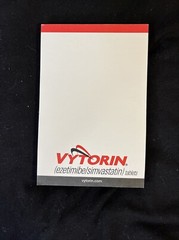 lot of 10 Pharmaceutical Rep Note Pads Vytorin Singulair Crestor Sanofi Aventis