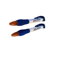 Crestor Pens Clip Soft Grip Orange Blue White New Rosuvastatin Calcium Drug Rep
