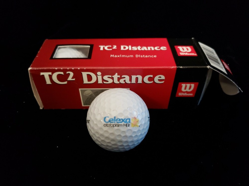 CELEXA Golf Ball Forest Pharmaceuticals / Laboratory Promo item