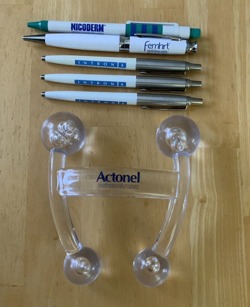 Lot Of Drug Rep Pharmaceutical Promo Advertising Intron A, Actonel, Nicoderm…