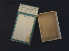 Vintage Eli Lilly Empty Gelatin Capsules No 1 Box Bilingual Pharmacy Apothecary