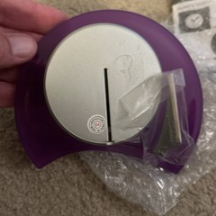 Vintage Drug Pharma Neurontin moon clock Space Age Purple Promo Drug Rep