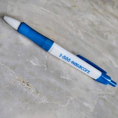 HTF Nasacort Pharmaceutical Drug Rep Promotional Pen Lot Of 5 Blue White