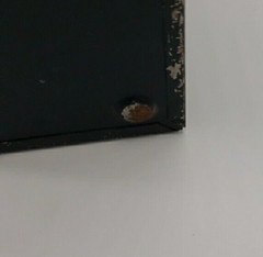Vintage Talbott Pharmacy Metal RX File Box – Black Industrial Medical Decor