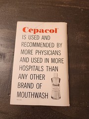 Vintage Cepacol Promo Bridge Bidding Guide 1967