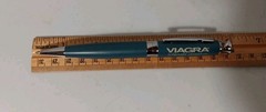 Metal Viagra Pharma Drug Rep Doctor Twist Ink Pen Black Ink