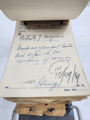 Prescription Atlas Rx Pad Paper Apothecary Druggist Pharmacy Medicine 1949